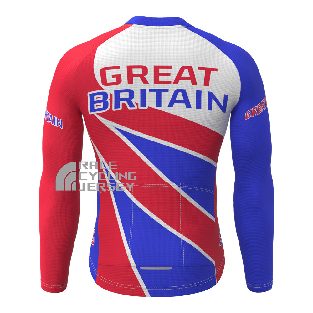 2003 United Kingdom Fleece Long Cycling Jersey