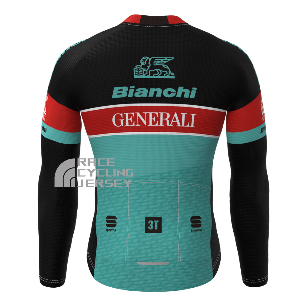 Generali Bianchi Fleece Long Cycling Jersey