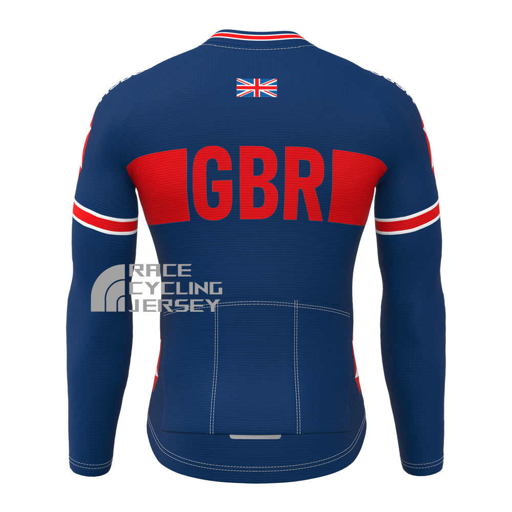 United Kingdom Fleece Long Cycling Jersey