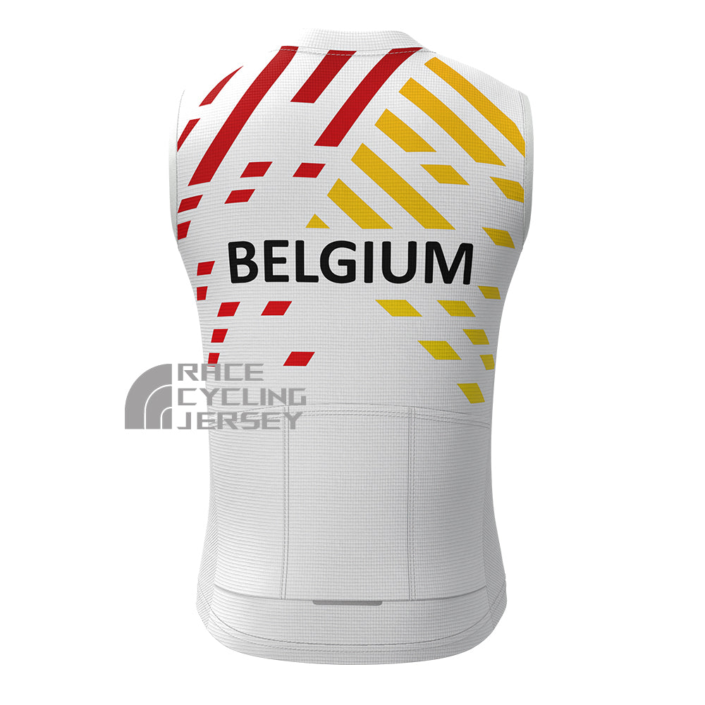 Belgium Allianz Fleece Sleeveless Cycling Jersey