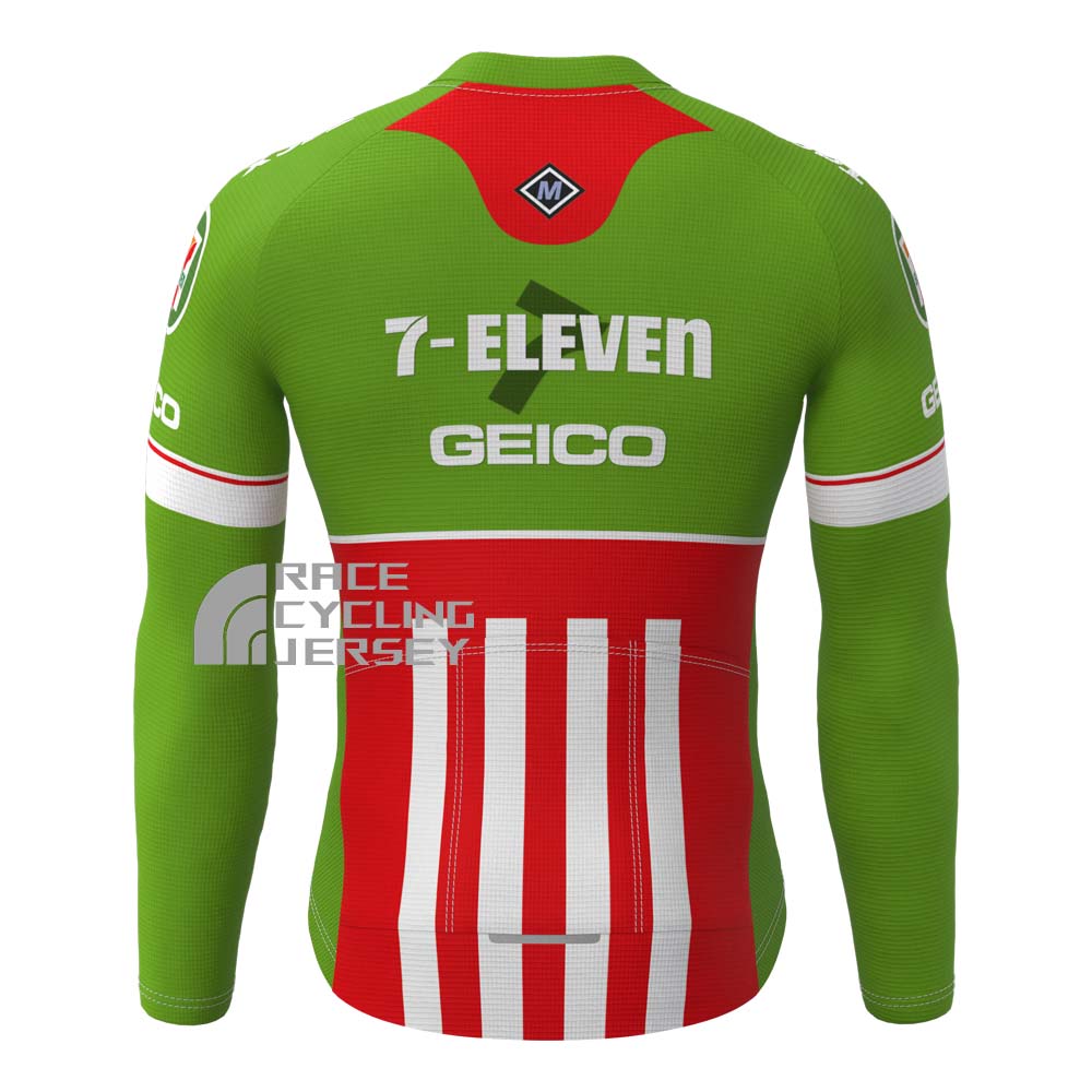 1989 7-Eleven Fleece Long Cycling Jersey