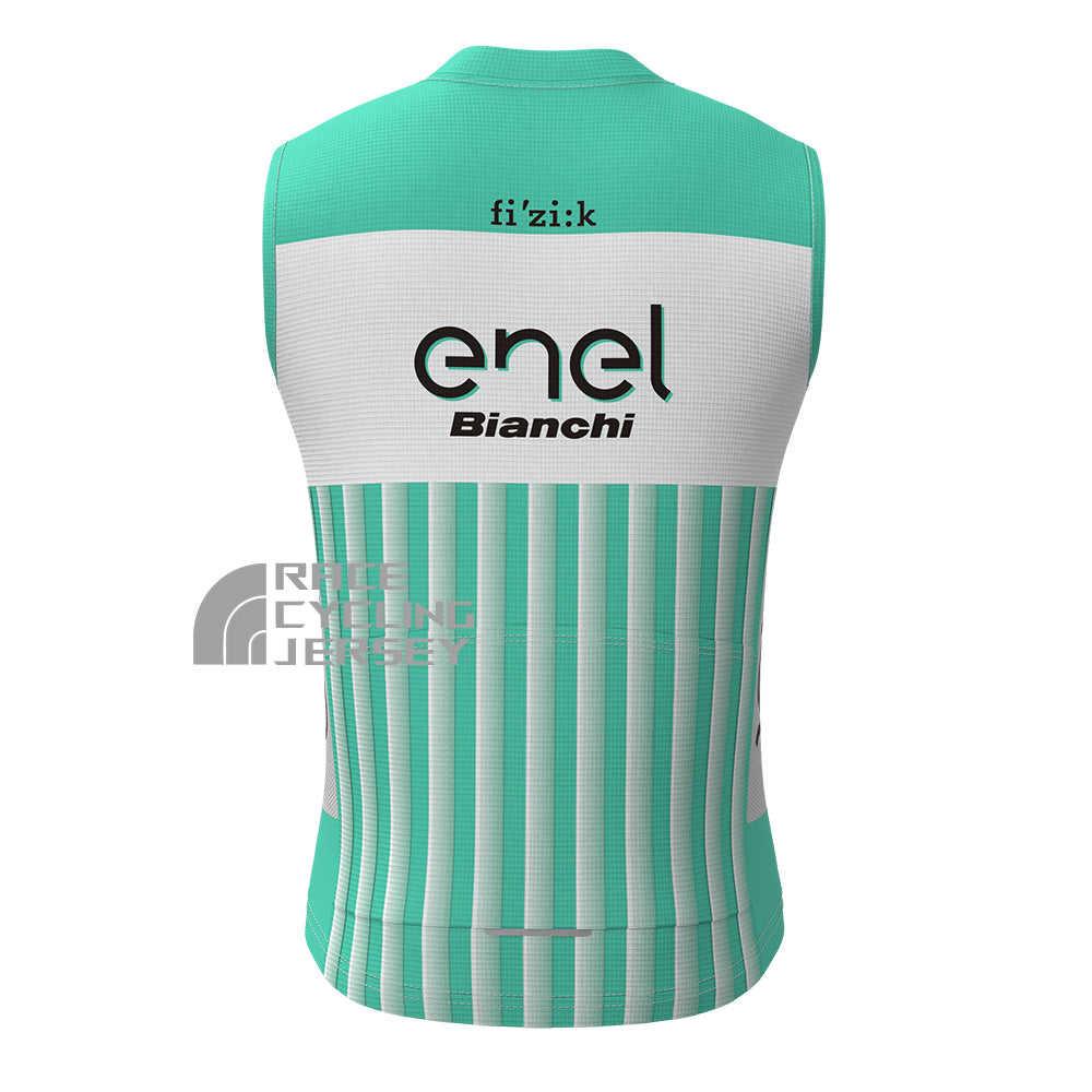 fi`zi:k Bianchi Fleece Sleeveless Cycling Jersey