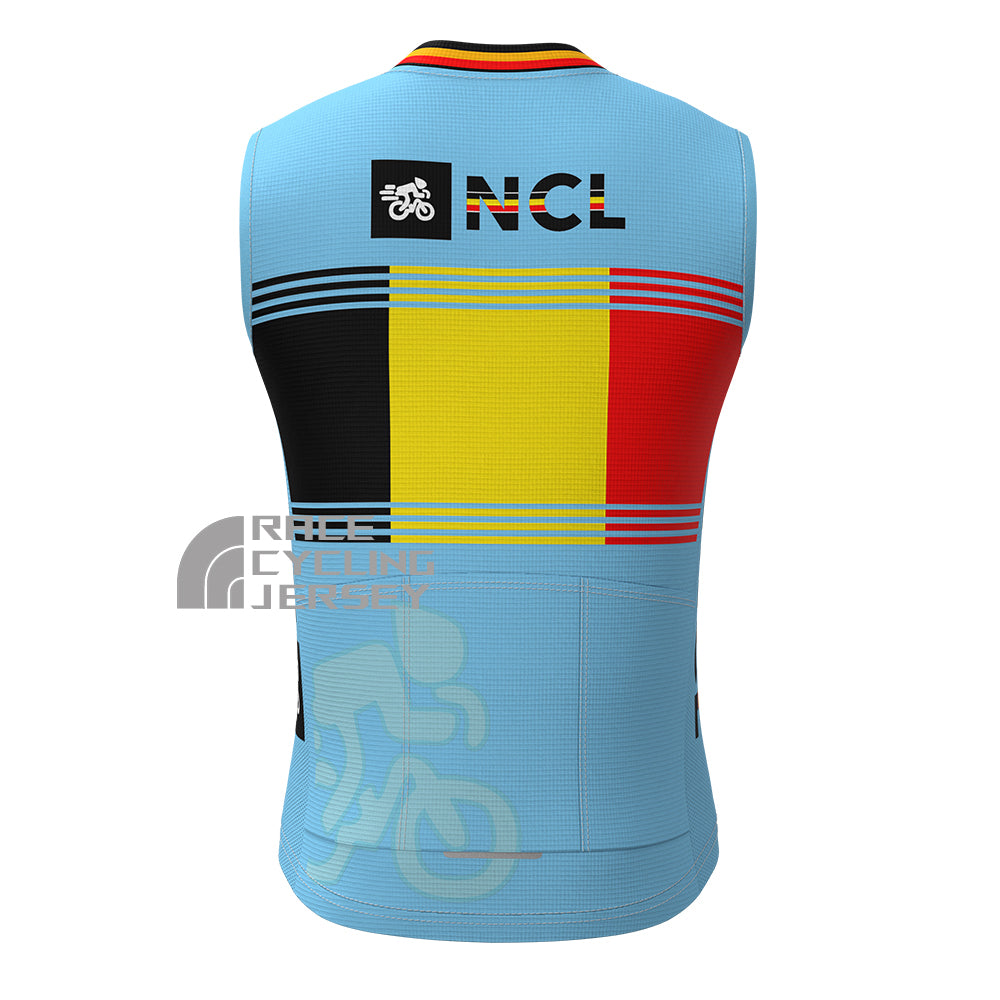 Belgium GillesVC Fleece Sleeveless Cycling Jersey