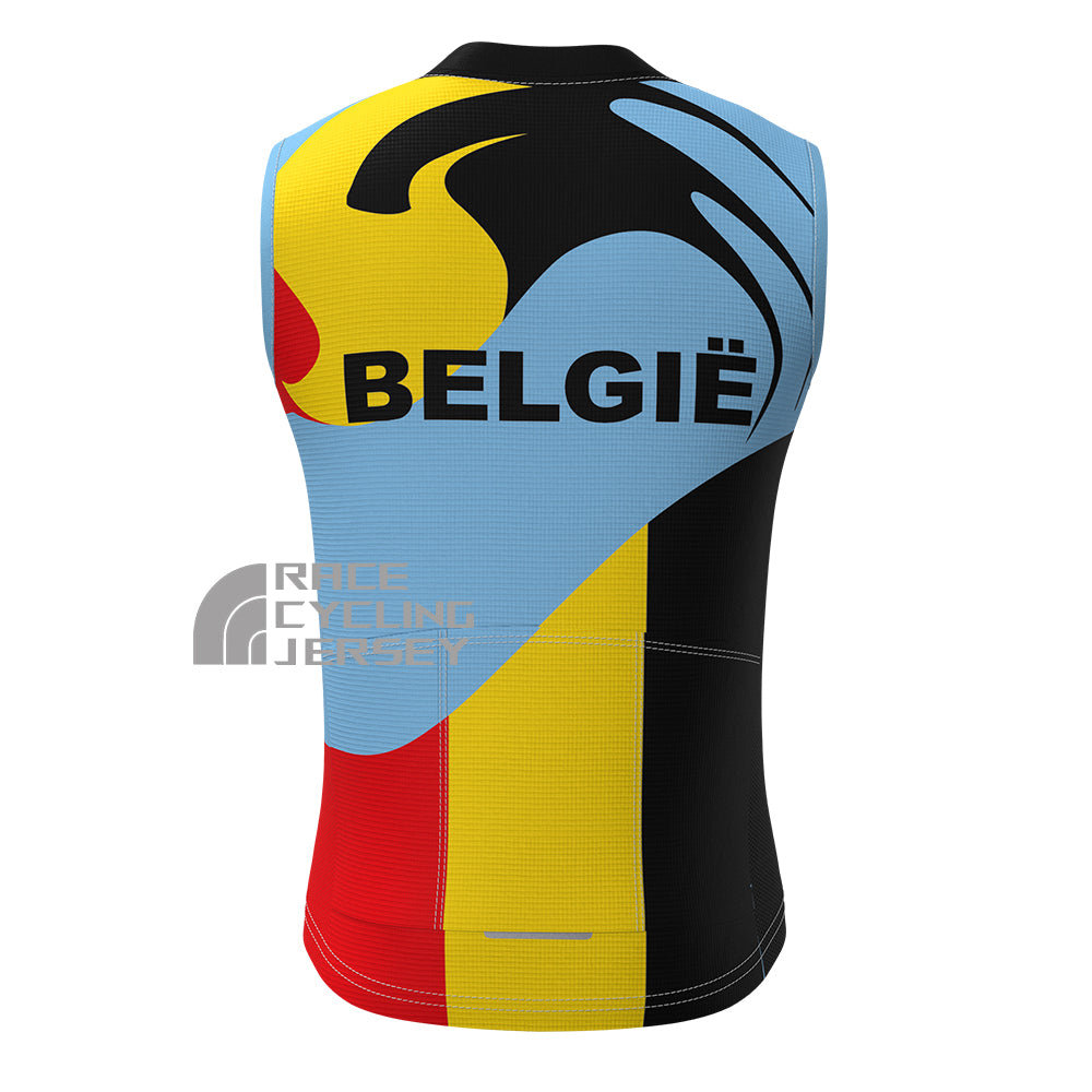 Belgium Fleece Sleeveless Cycling Jersey
