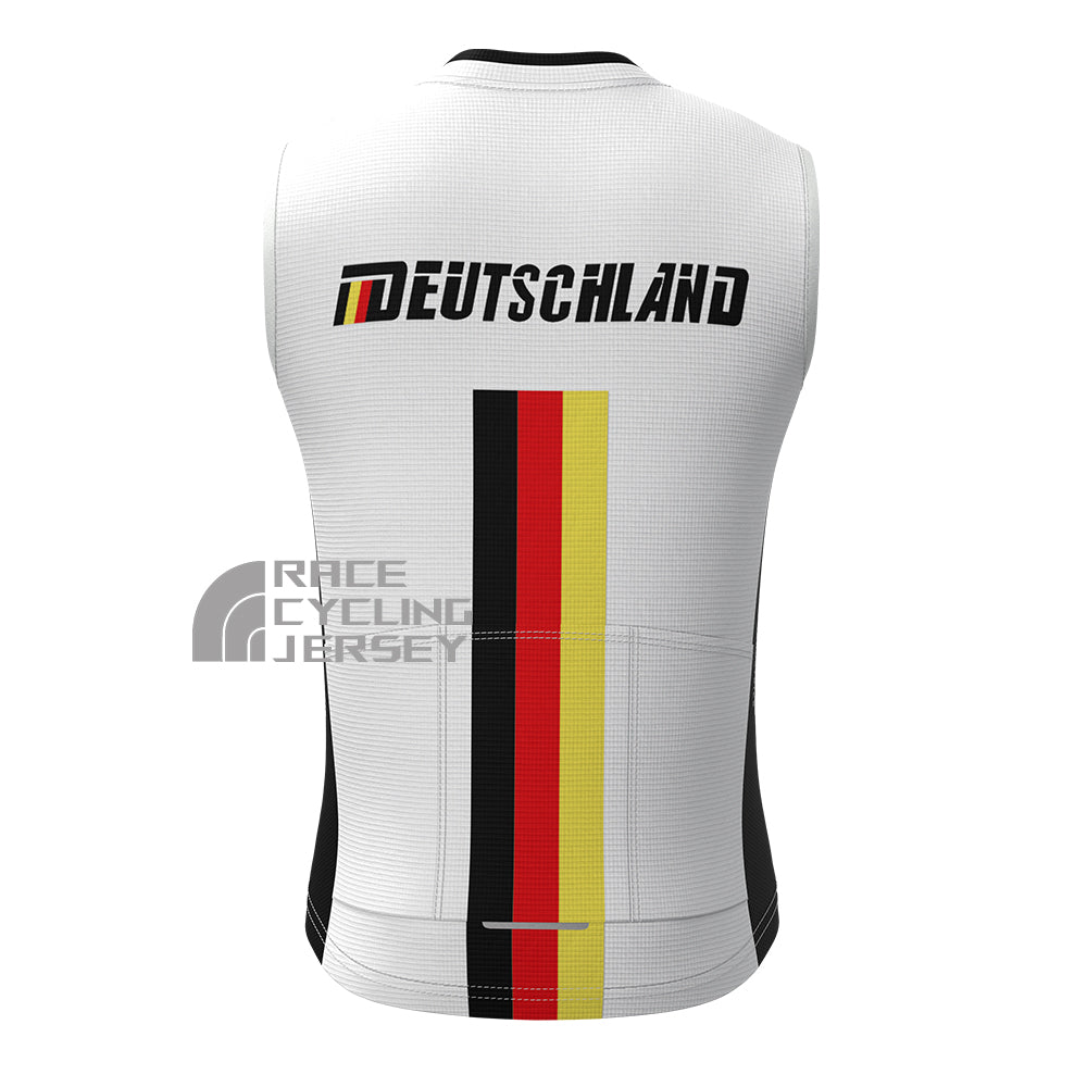 2022 Germany Fleece Sleeveless Cycling Jersey