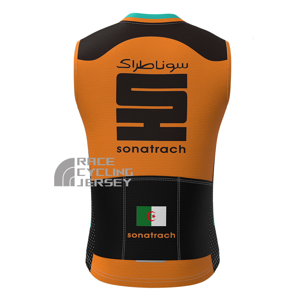 Sonatrach Bianchi Fleece Sleeveless Cycling Jersey