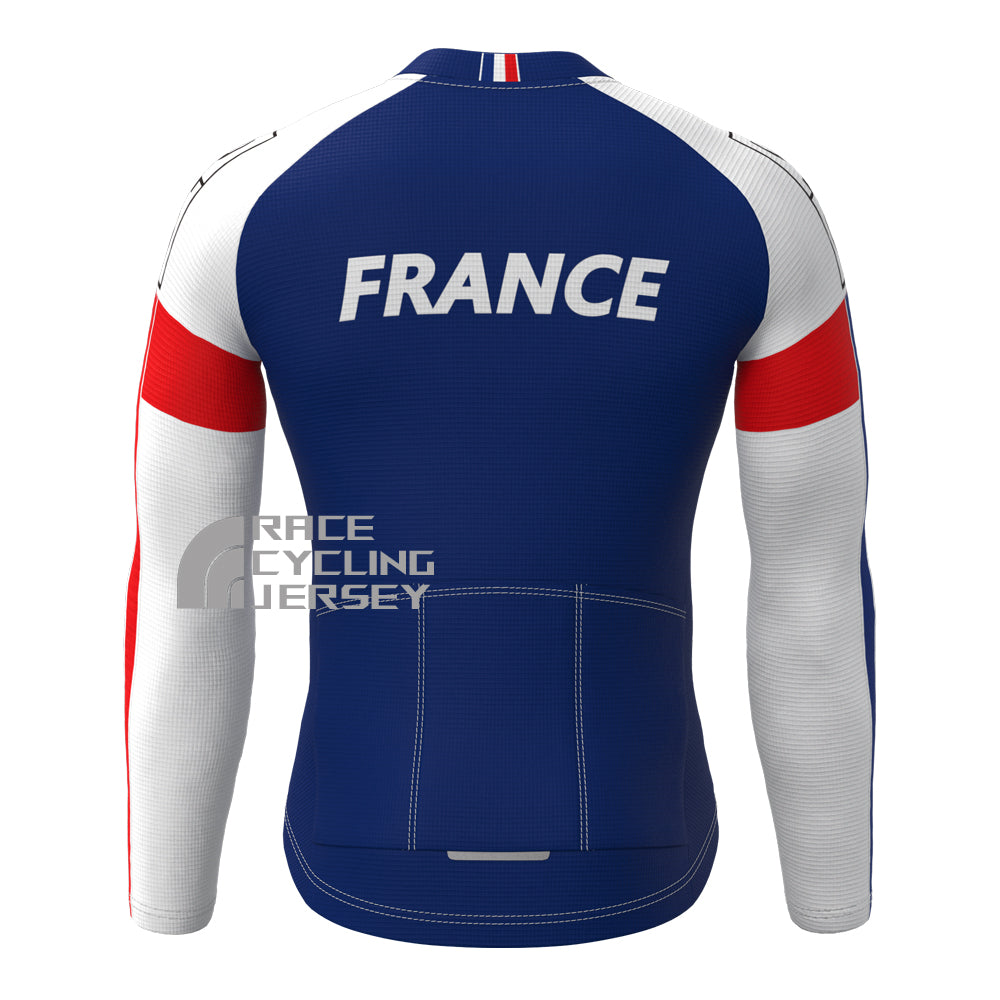 2025 France Fleece Long Cycling Jersey