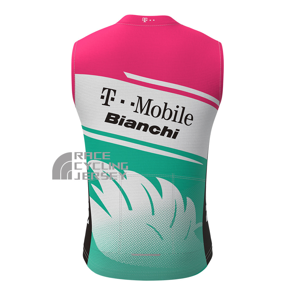T-Mobile Bianchi Fleece Sleeveless Cycling Jersey