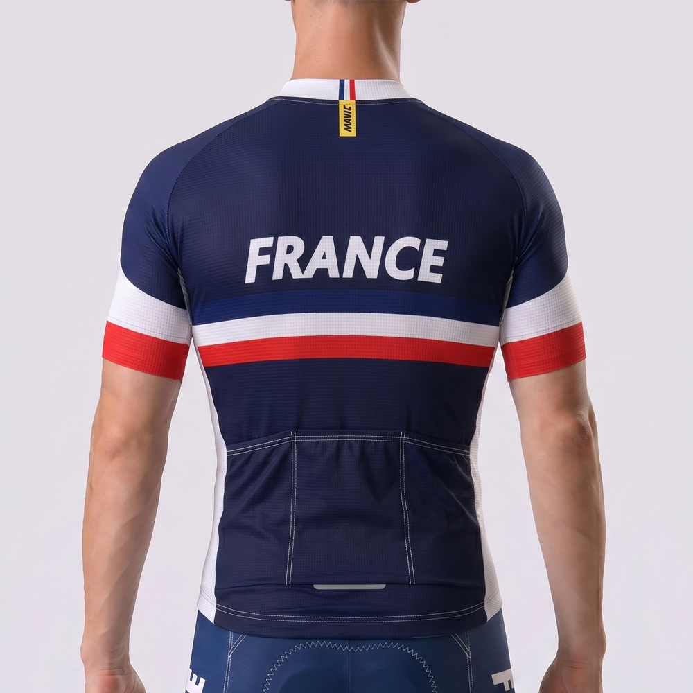 France LOOK Short Sleeves Cycling Jersey