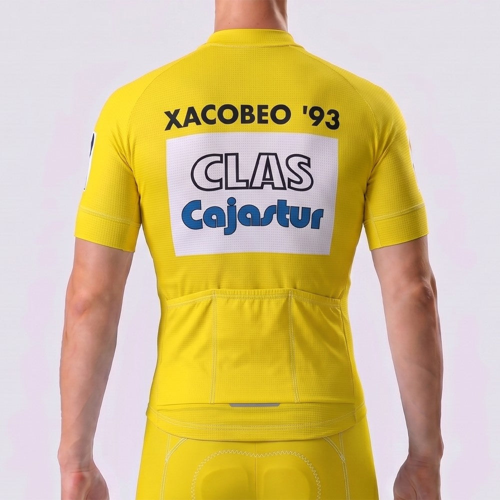 1992 CLAS Cajastur Short Sleeves Cycling Jersey
