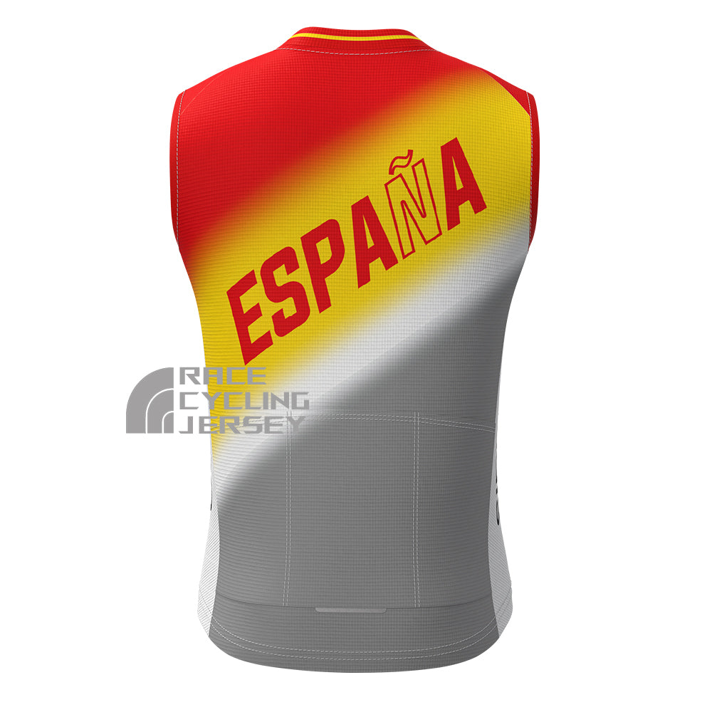 ESPANA movistar Fleece Sleeveless Cycling Jersey