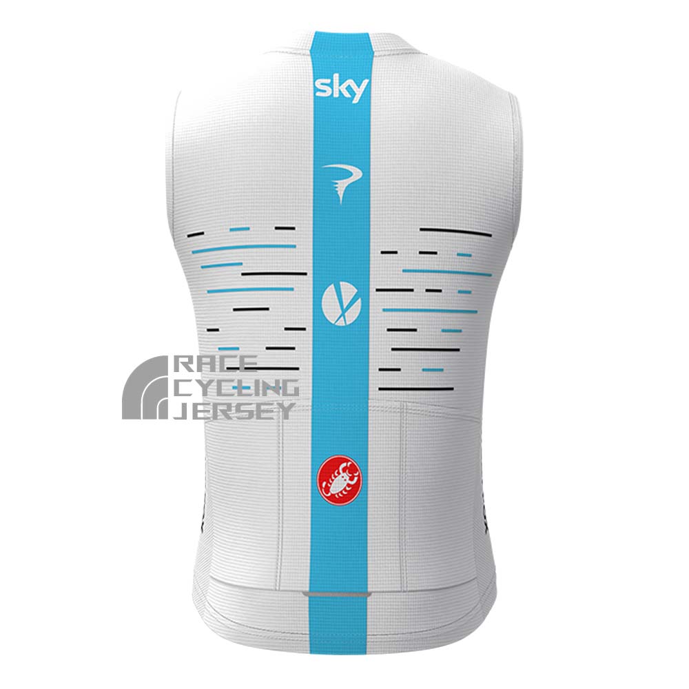 2017 Sky Fleece Sleeveless Cycling Jersey