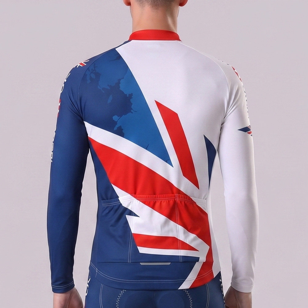 2017 United Kingdom Fleece Long Cycling Jersey