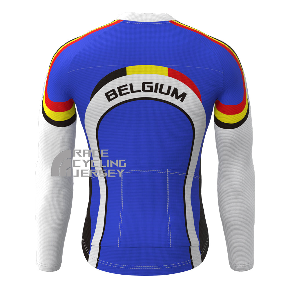 2003 Belgium Fleece Long Cycling Jersey