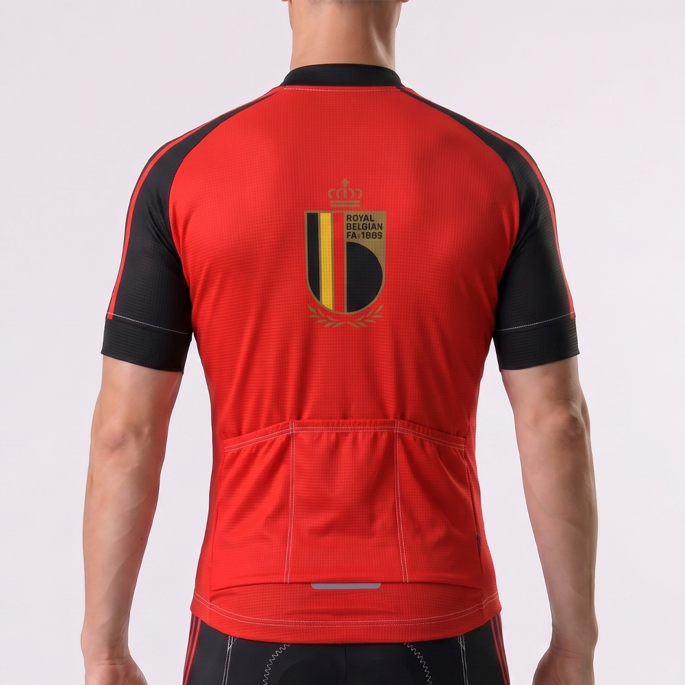 Belgium leon Short Sleeves Cycling Jersey