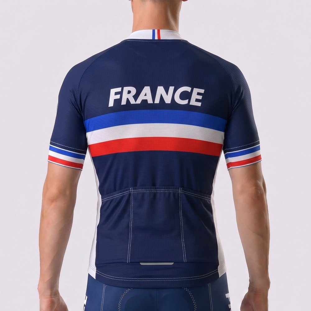 2016 France Short Sleeves Cycling Jersey