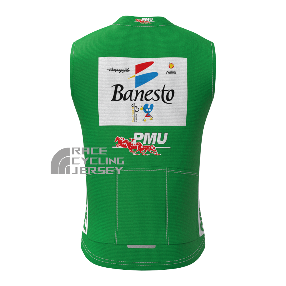 2000 Banesto Fleece Sleeveless Cycling Jersey