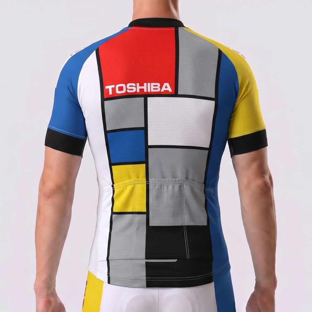 TOSHIBA Short Sleeves Cycling Jersey