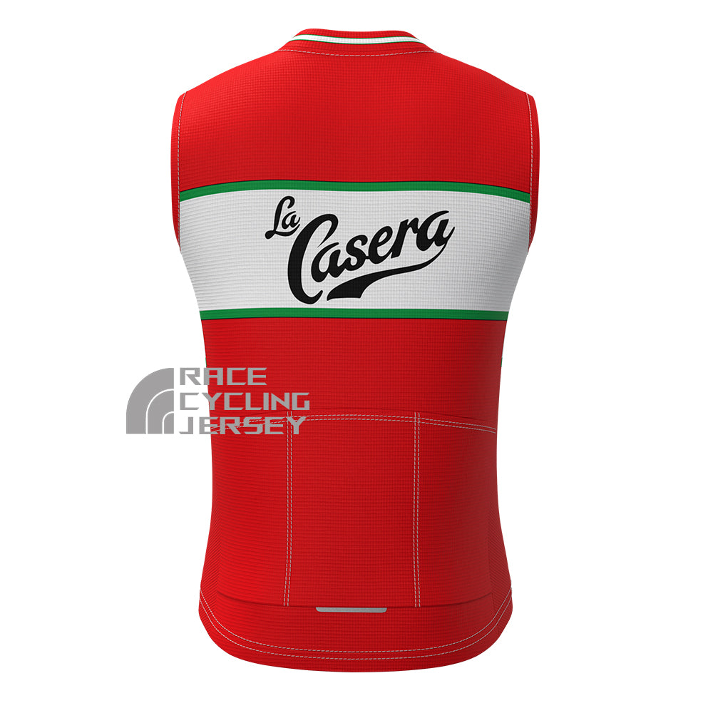 La Casera Fleece Sleeveless Cycling Jersey