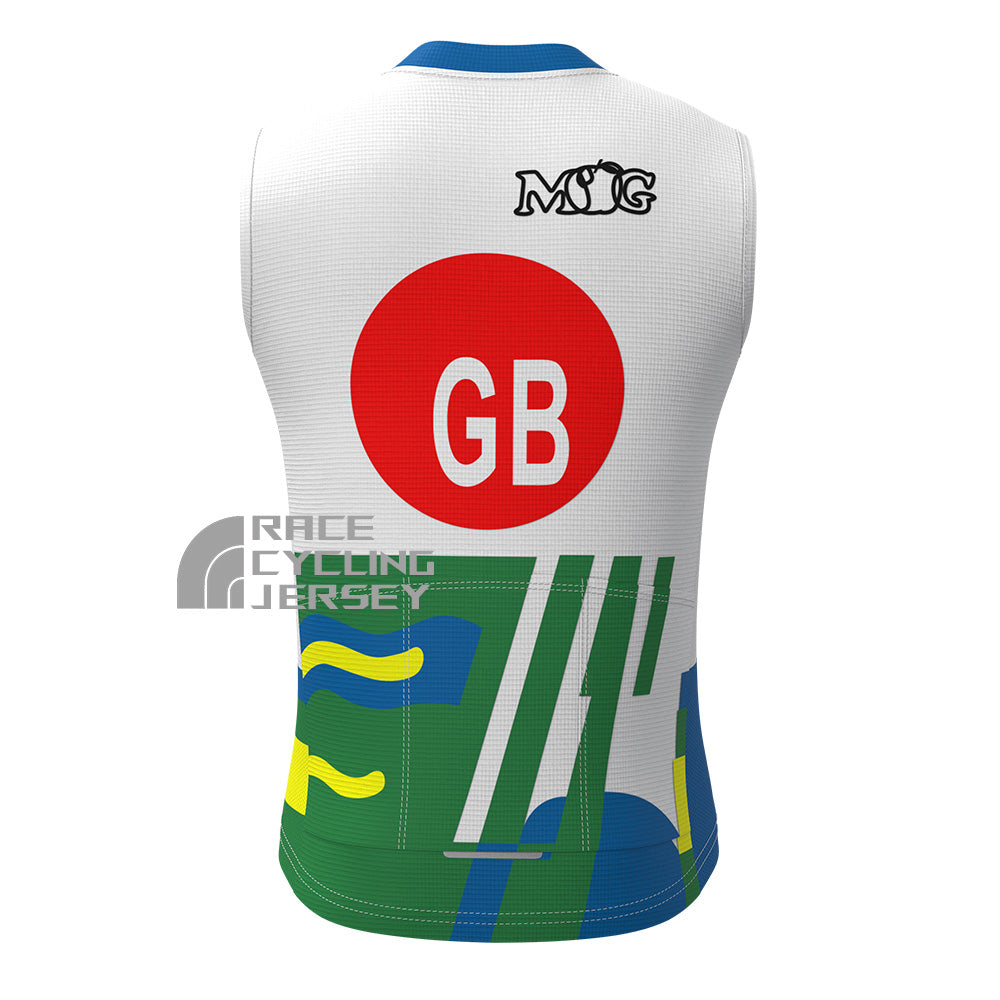 1992 GB Fleece Sleeveless Cycling Jersey