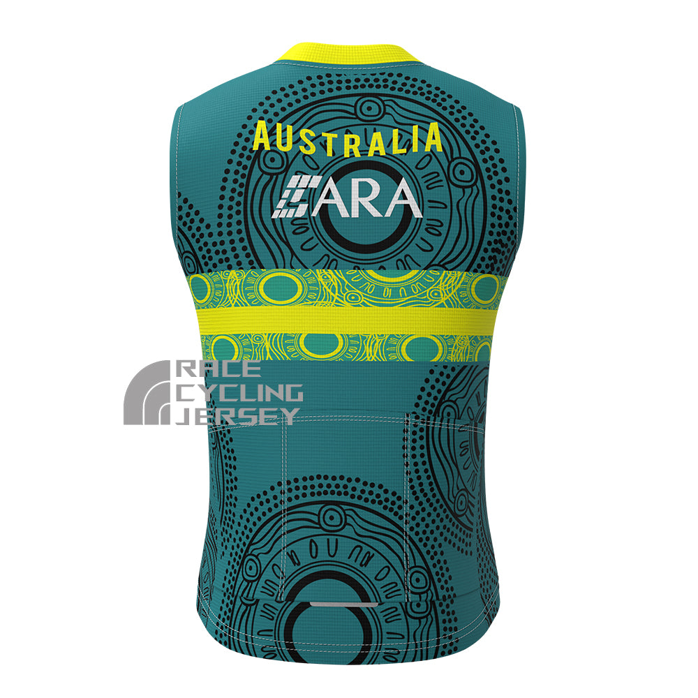 Australia DeSport Fleece Sleeveless Cycling Jersey