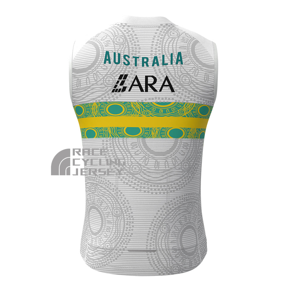 2024 Australia Fleece Sleeveless Cycling Jersey