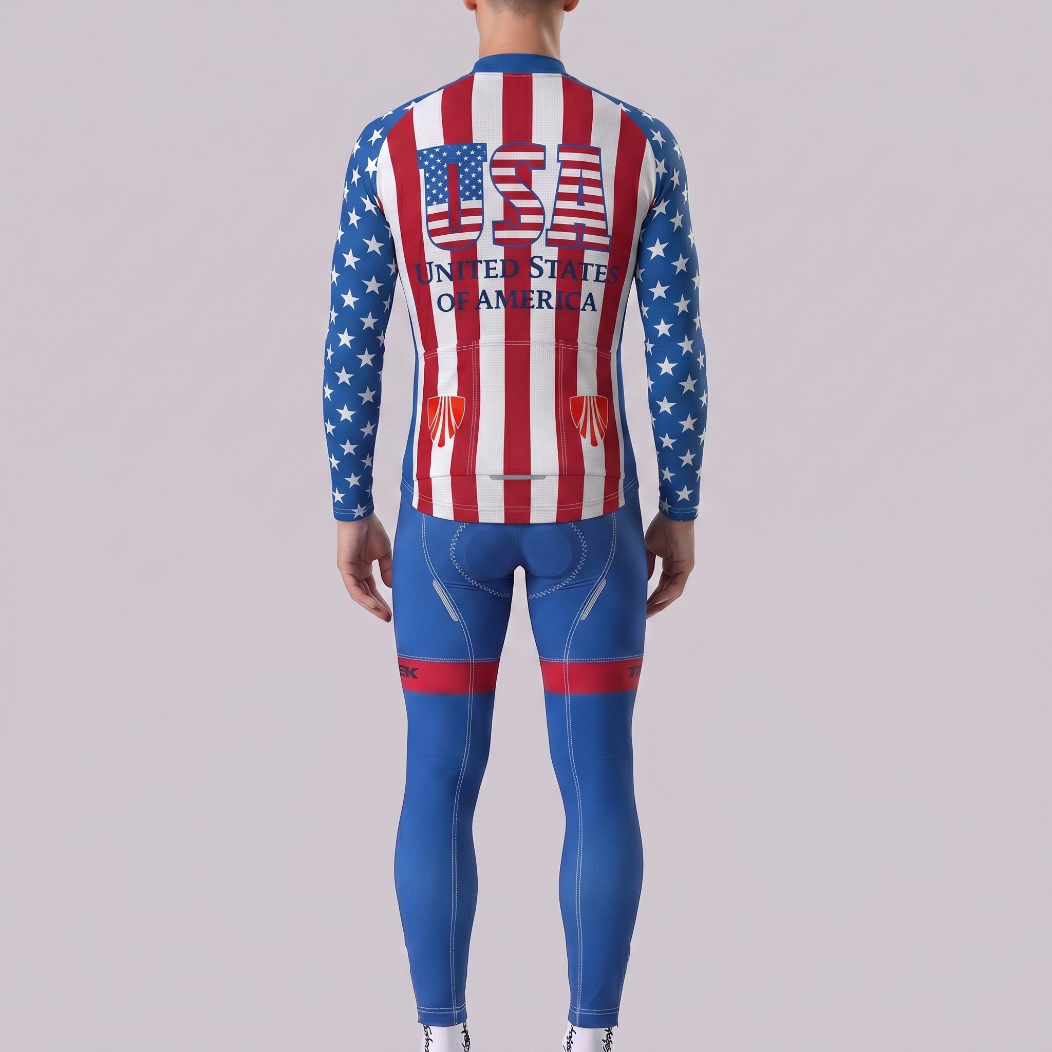UNITED STATE OF AMERICA Long Sleeves Cycling Kits