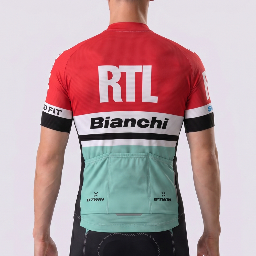 RTL Bianchi Short Sleeves Cycling Jersey