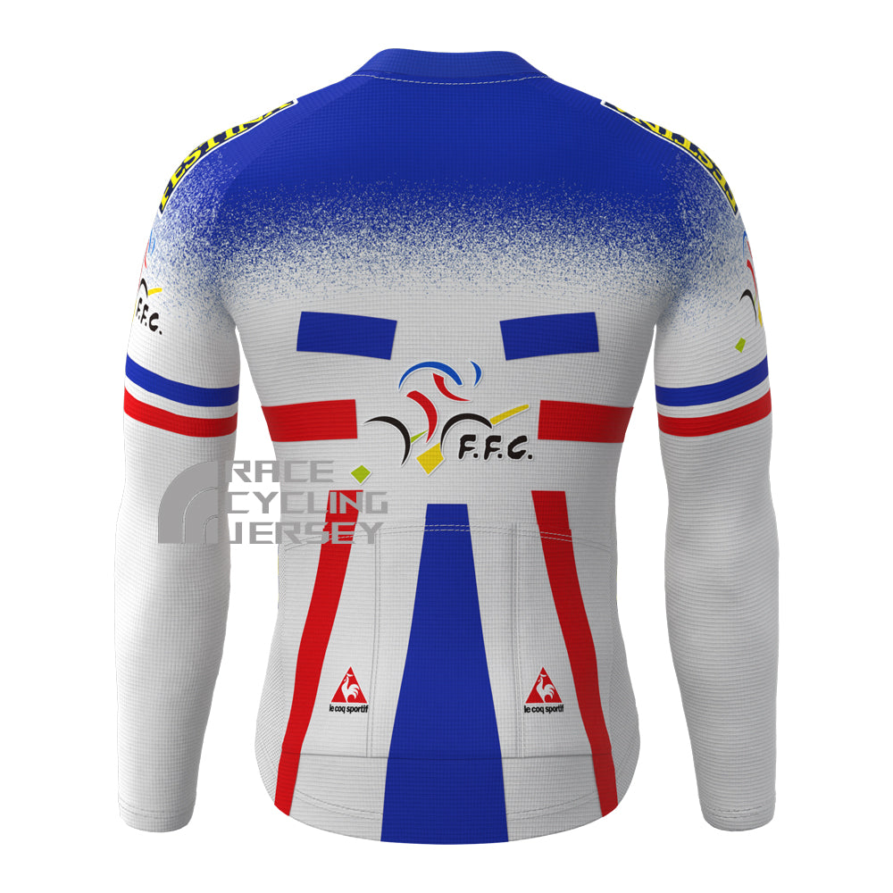 1994 France Fleece Long Cycling Jersey