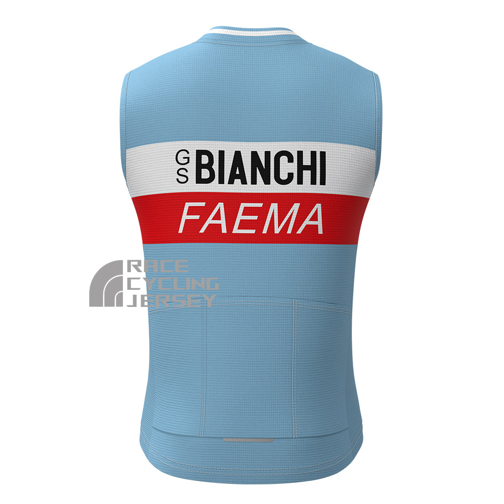Bianchi FAEMA Fleece Sleeveless Cycling Jersey