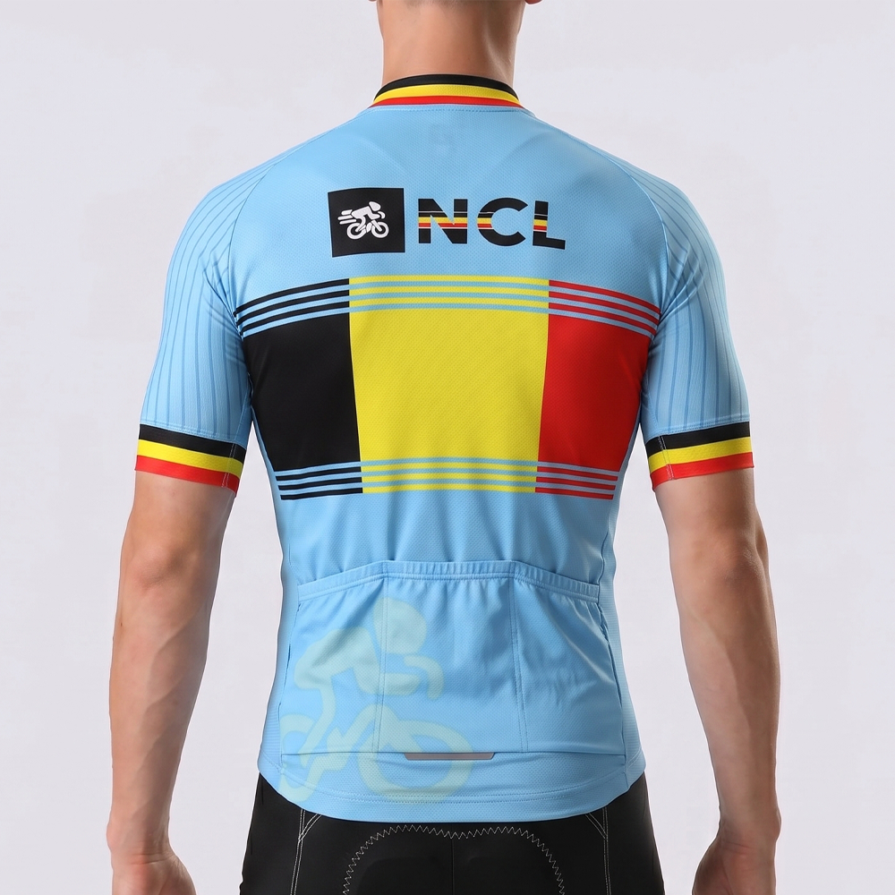 Belgium GillesVC Short Sleeves Cycling Jersey