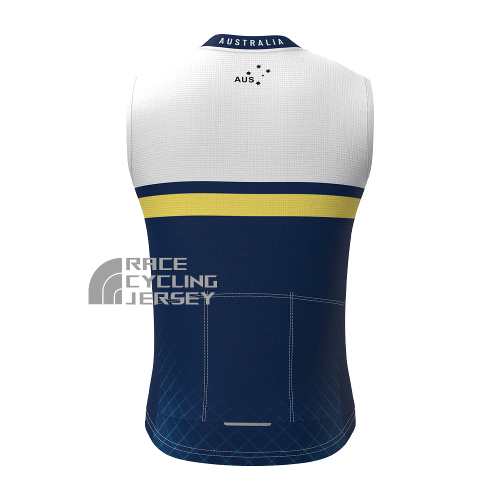 2018 Australia Fleece Sleeveless Cycling Jersey