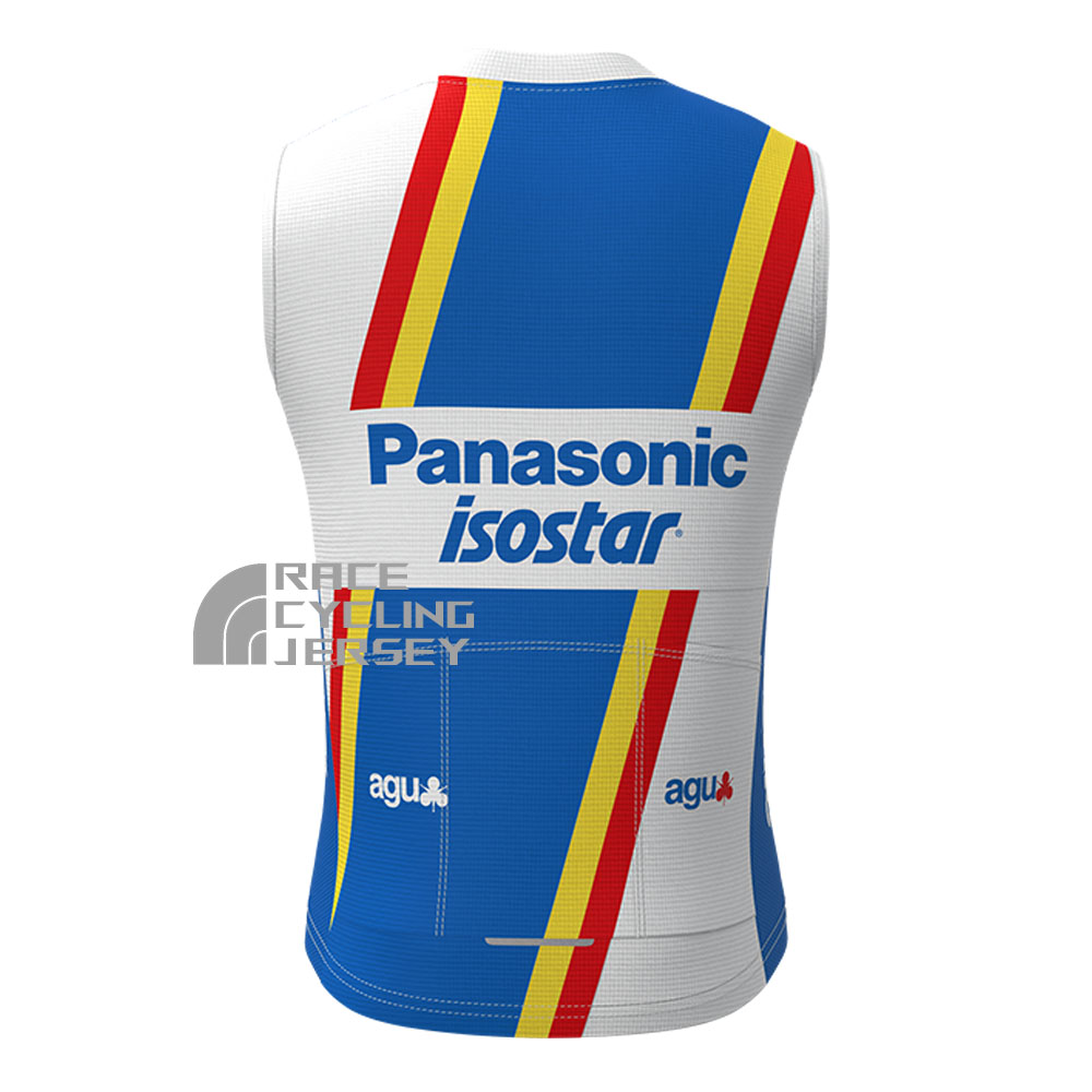 1990 Panasonic Isostar Fleece Sleeveless Cycling Jersey