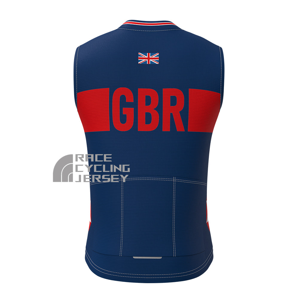 United Kingdom Fleece Sleeveless Cycling Jersey