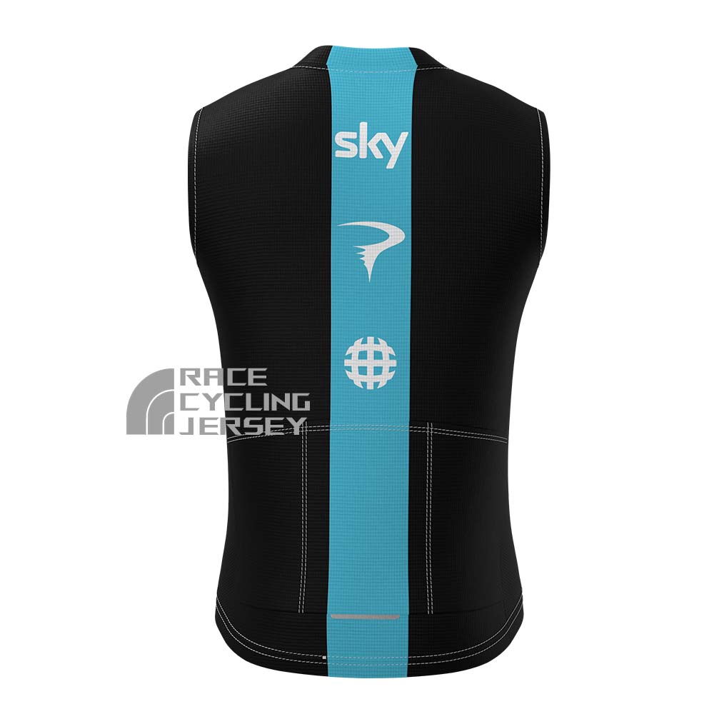 2015 SKY Fleece Sleeveless Cycling Jersey