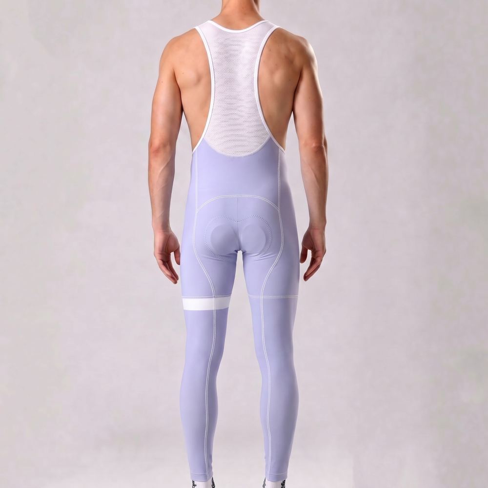Violet Fleece Bib Cycling Pants