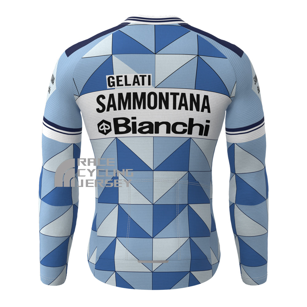 1986 Bianchi Fleece Long Cycling Jersey