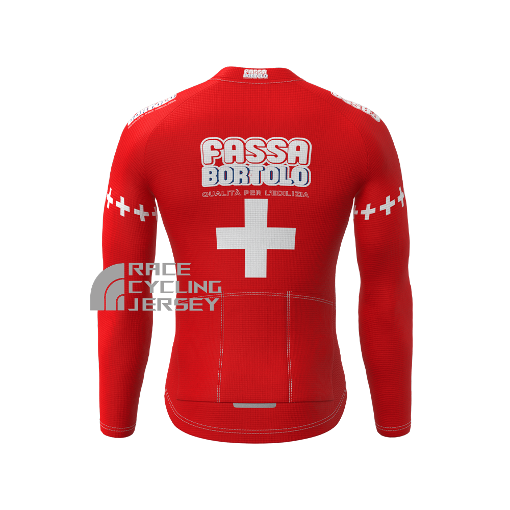 2000 Fassa Fleece Long Cycling Jersey