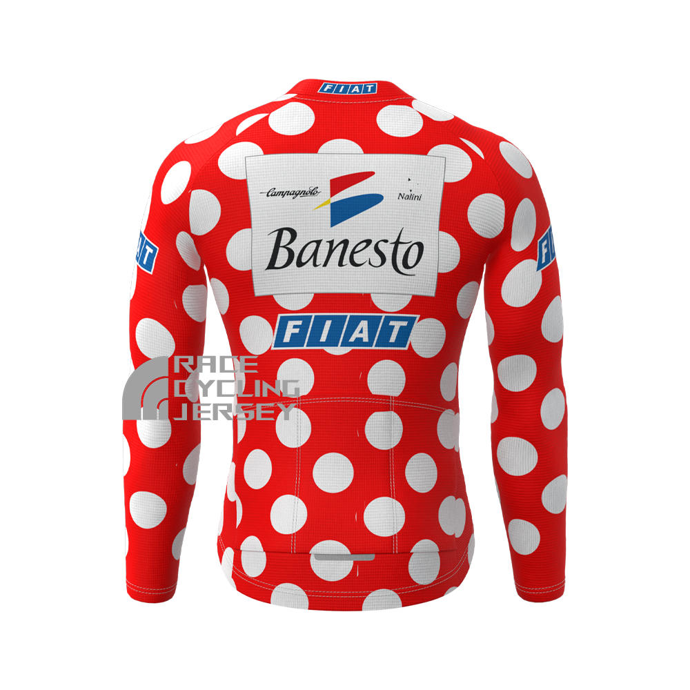 1995 Banesto Fleece Long Cycling Jersey
