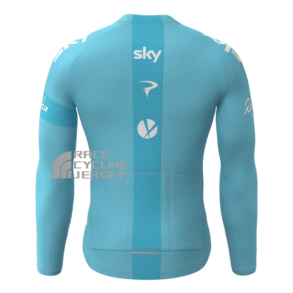 2015 Sky Rapha Fleece Long Cycling Jersey