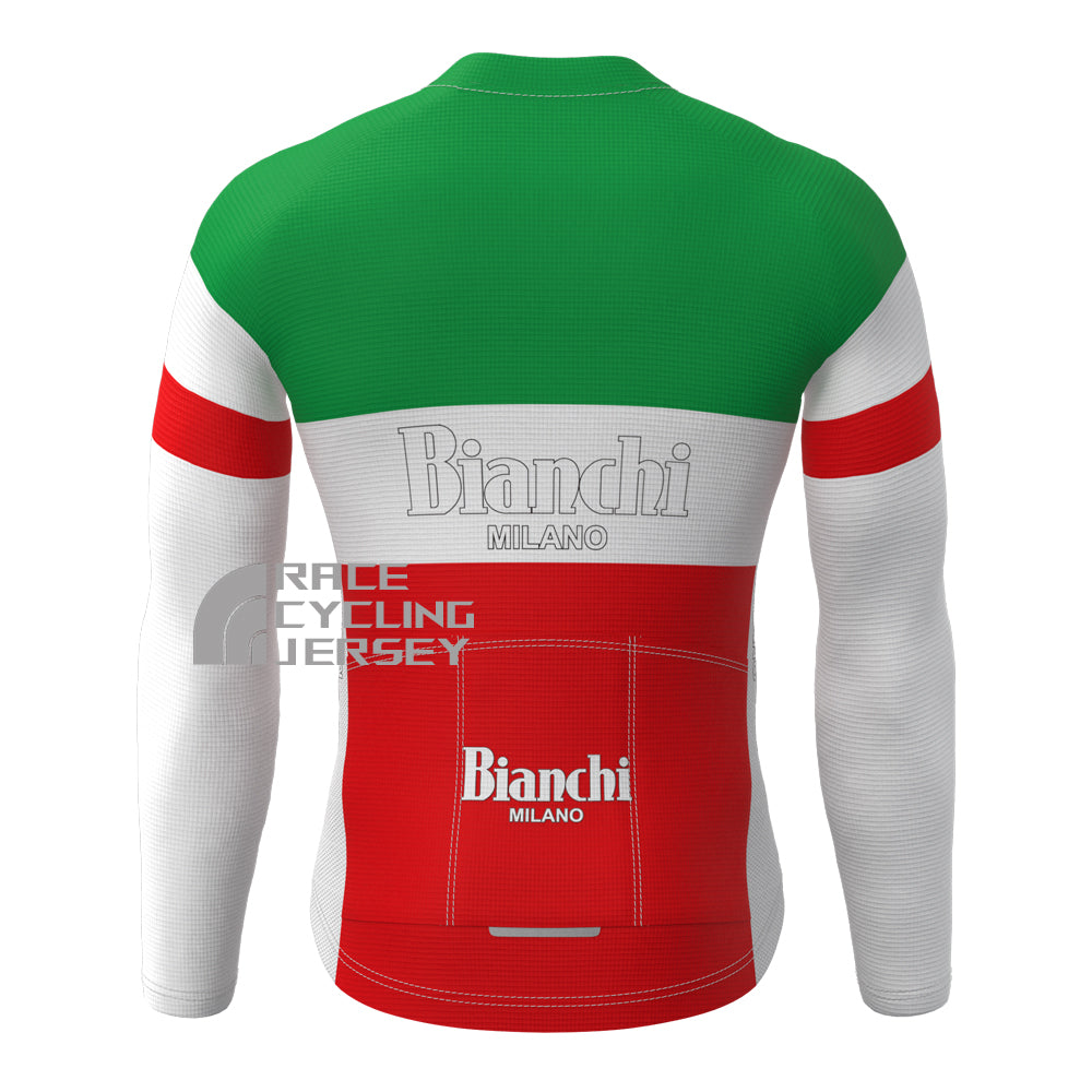 Bianchi MILANO Fleece Long Cycling Jersey