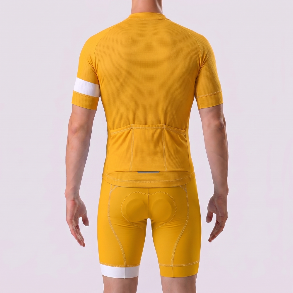 Orange Short Sleeves Cycling Kits