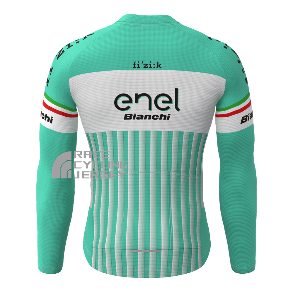 fi`zi:k Bianchi Fleece Long Cycling Jersey