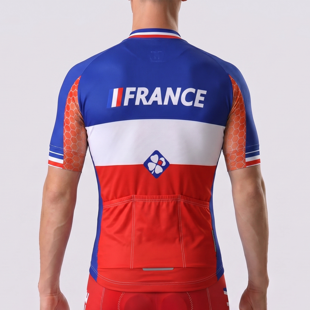 France FDJ Short Sleeves Cycling Jersey