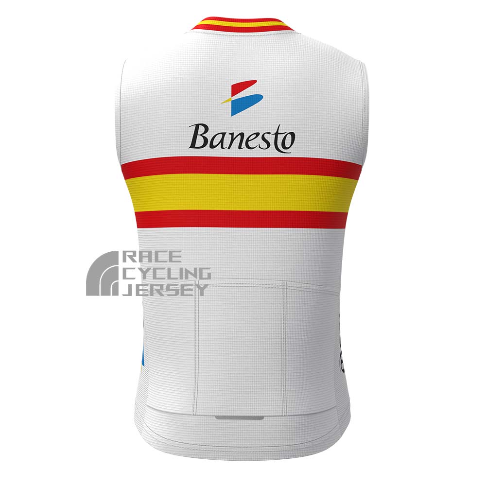 1992 Banesto Fleece Sleeveless Cycling Jersey