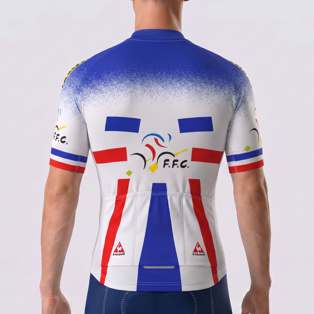 1994 France Short Sleeves Cycling Jersey
