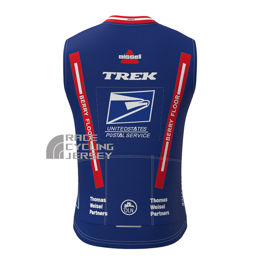 United States Postal Service Fleece Sleeveless Cycling Jersey