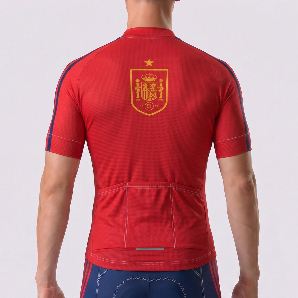 Spain Short Sleeves Cycling Jersey