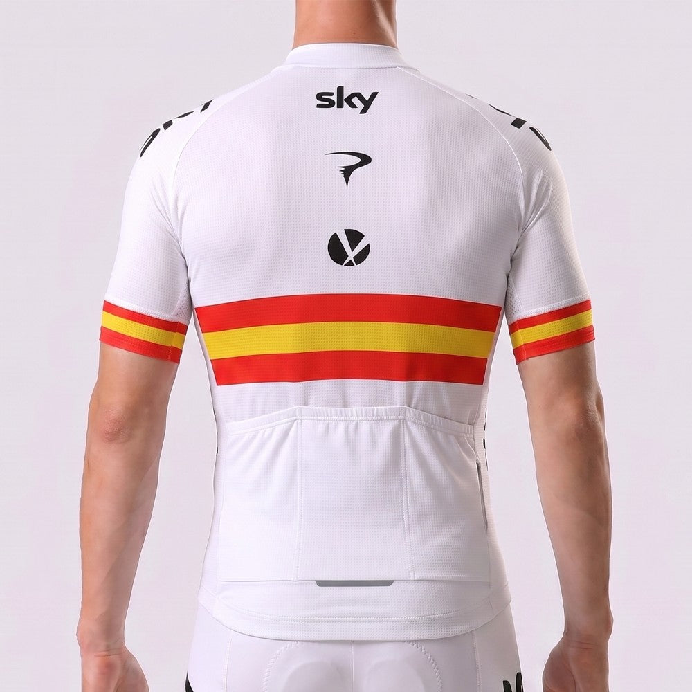 2016 Sky Rapha Short Sleeves Cycling Jersey