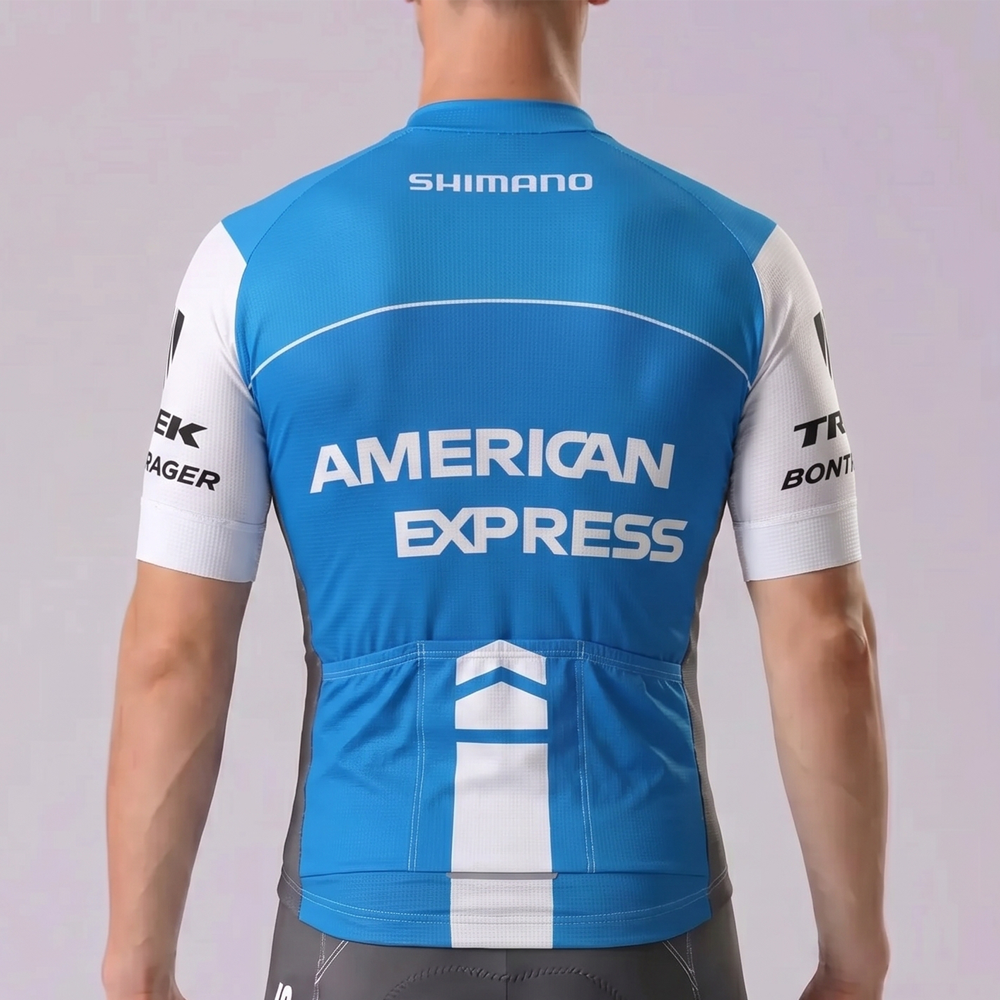 USA AMEX  Short Sleeves Cycling Jersey